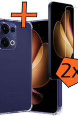 Nomfy Nomfy Oppo Reno13 Hoesje Shockproof Met 2x Screenprotector