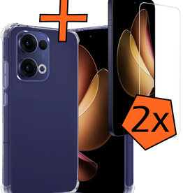 Nomfy Nomfy Oppo Reno13 Hoesje Shockproof Met 2x Screenprotector