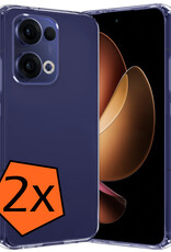 Nomfy Nomfy Oppo Reno13 Hoesje Siliconen - Transparant - 2 PACK