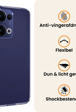 Nomfy Nomfy Oppo Reno13 Hoesje Siliconen - Transparant - 2 PACK