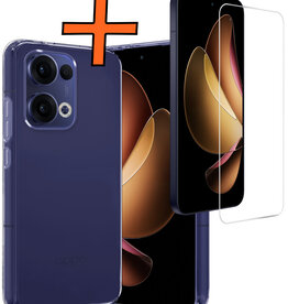 Nomfy Nomfy Oppo Reno13 Hoesje Siliconen Met Screenprotector - Transparant