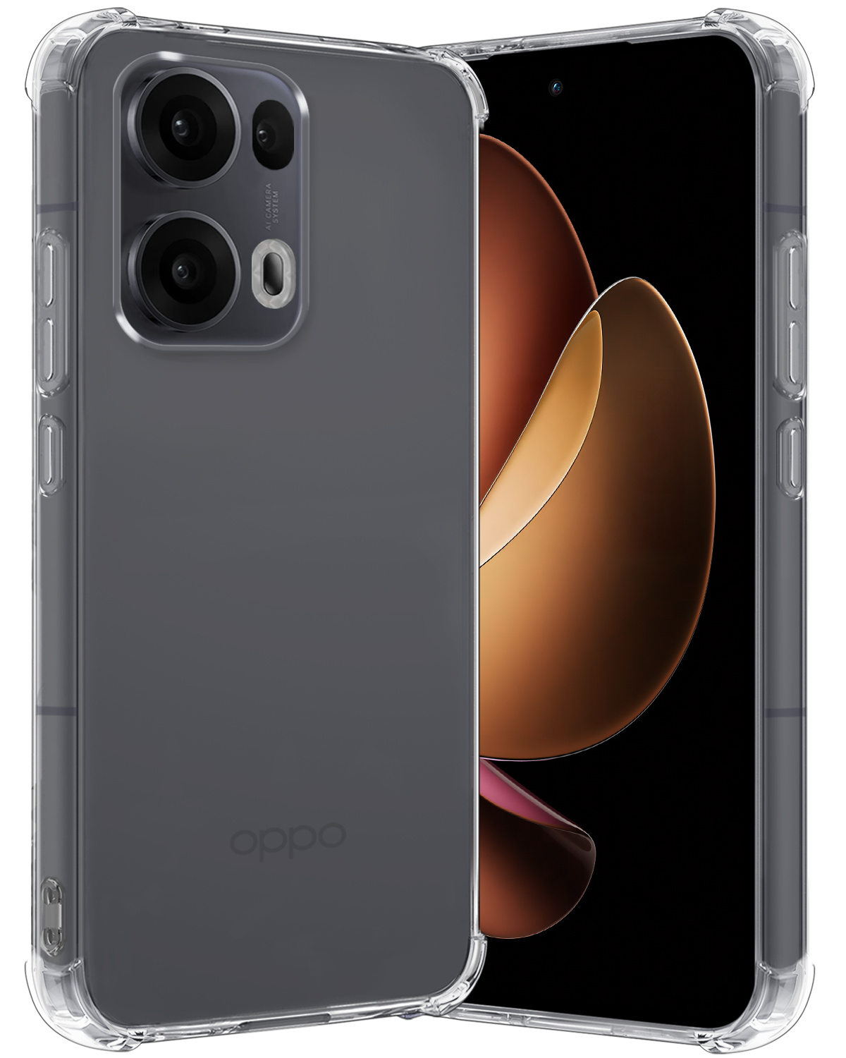 Nomfy Nomfy Oppo Reno13 Pro Hoesje Shockproof - Transparant
