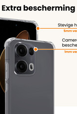 Nomfy Nomfy Oppo Reno13 Pro Hoesje Shockproof - Transparant