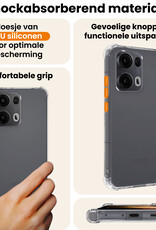 Nomfy Nomfy Oppo Reno13 Pro Hoesje Shockproof - Transparant