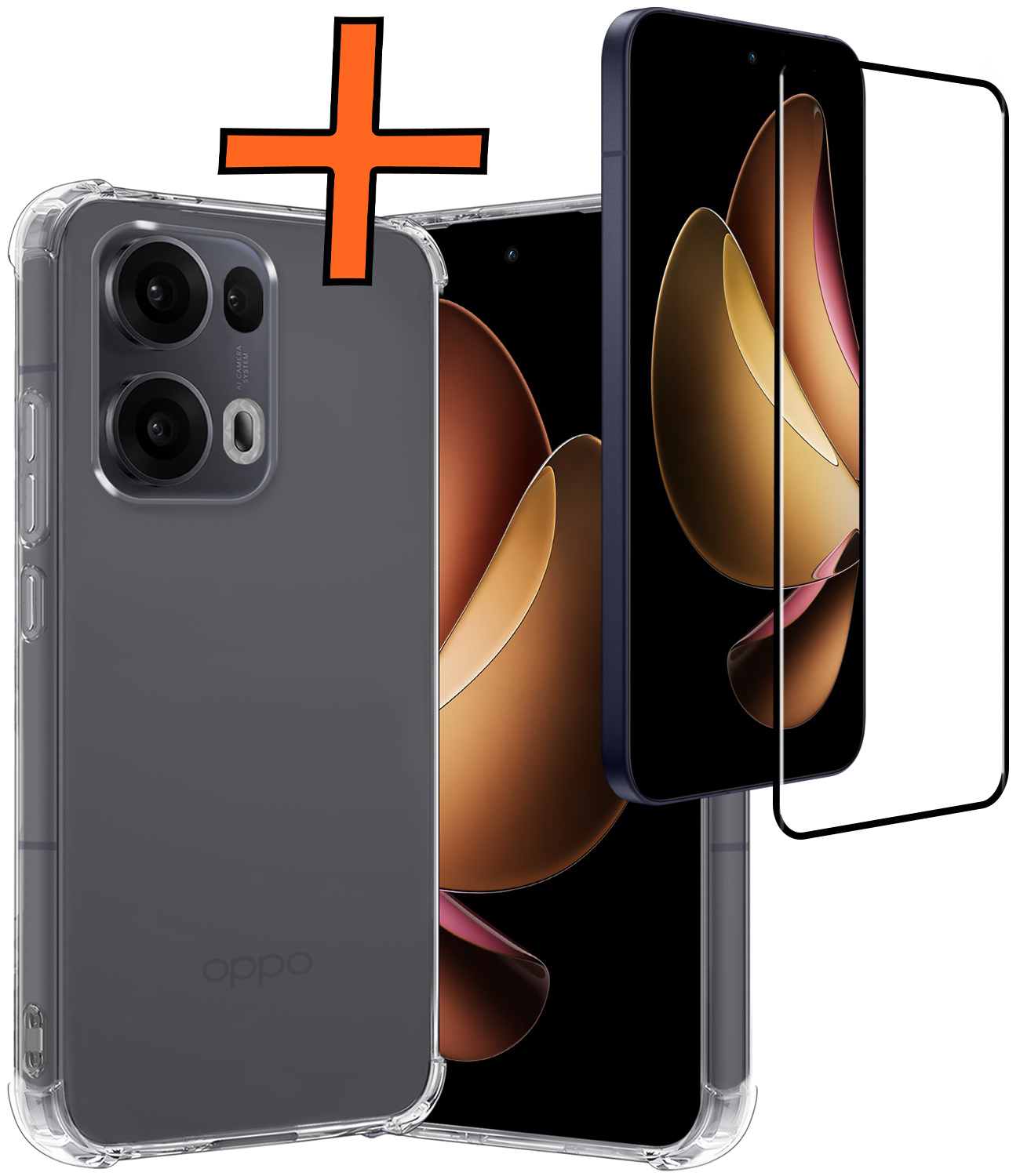 Nomfy Nomfy Oppo Reno13 Pro Hoesje Shockproof Met Screenprotector