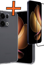 Nomfy Nomfy Oppo Reno13 Pro Hoesje Siliconen Met Screenprotector - Transparant