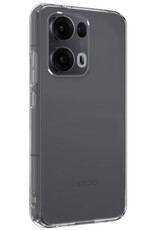 Nomfy Nomfy Oppo Reno13 Pro Hoesje Siliconen Met 2x Screenprotector - Transparant