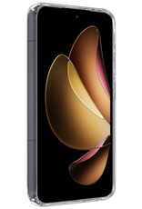 Nomfy Nomfy Oppo Reno13 Pro Hoesje Siliconen Met 2x Screenprotector - Transparant