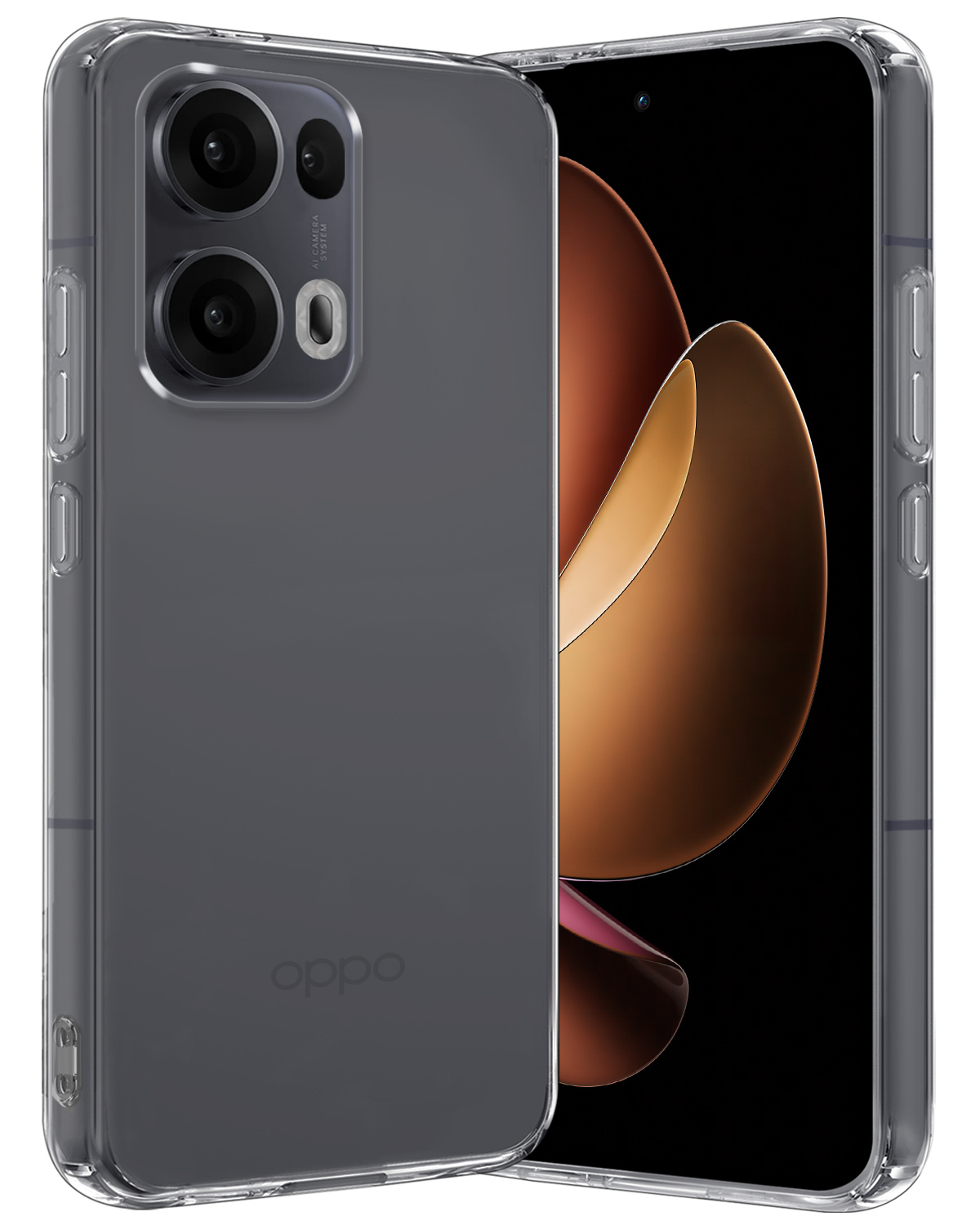 Nomfy Nomfy Oppo Reno13 Pro Hoesje Siliconen - Transparant