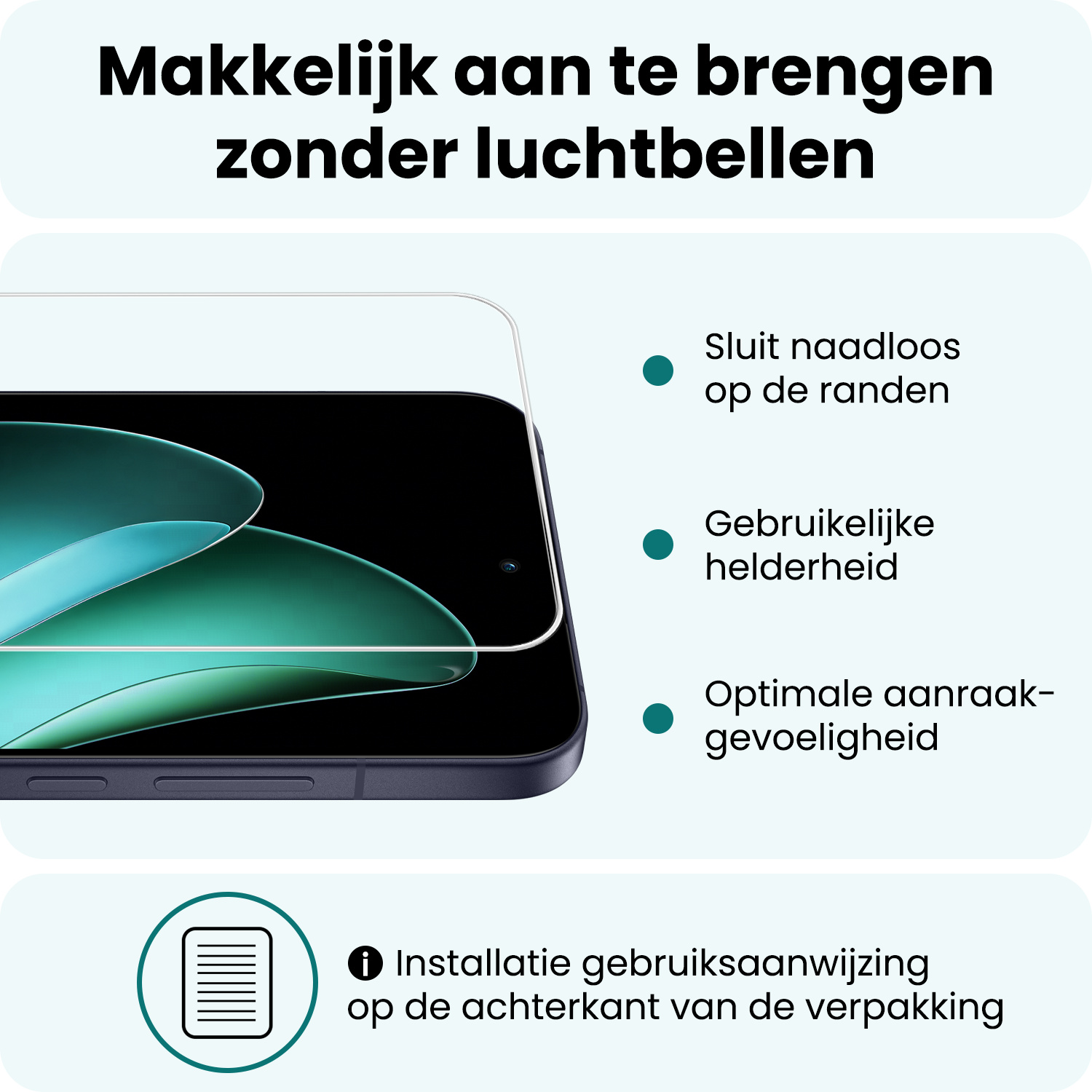 Forterra Forterra Oppo Reno13 Screenprotector - 3 PACK