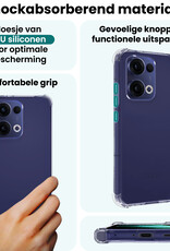 Forterra Forterra Oppo Reno13 Hoesje Shockproof - Transparant - 2 PACK