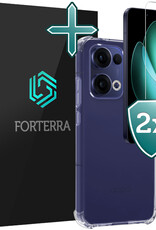 Forterra Forterra Oppo Reno13 Hoesje Shockproof Met 2x Screenprotector