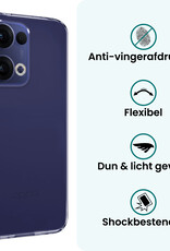 Forterra Forterra Oppo Reno13 Hoesje Siliconen - Transparant