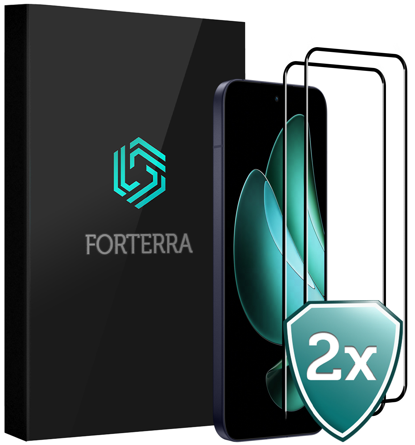 Forterra Forterra Oppo Reno13 Pro Screenprotector - 2 PACK