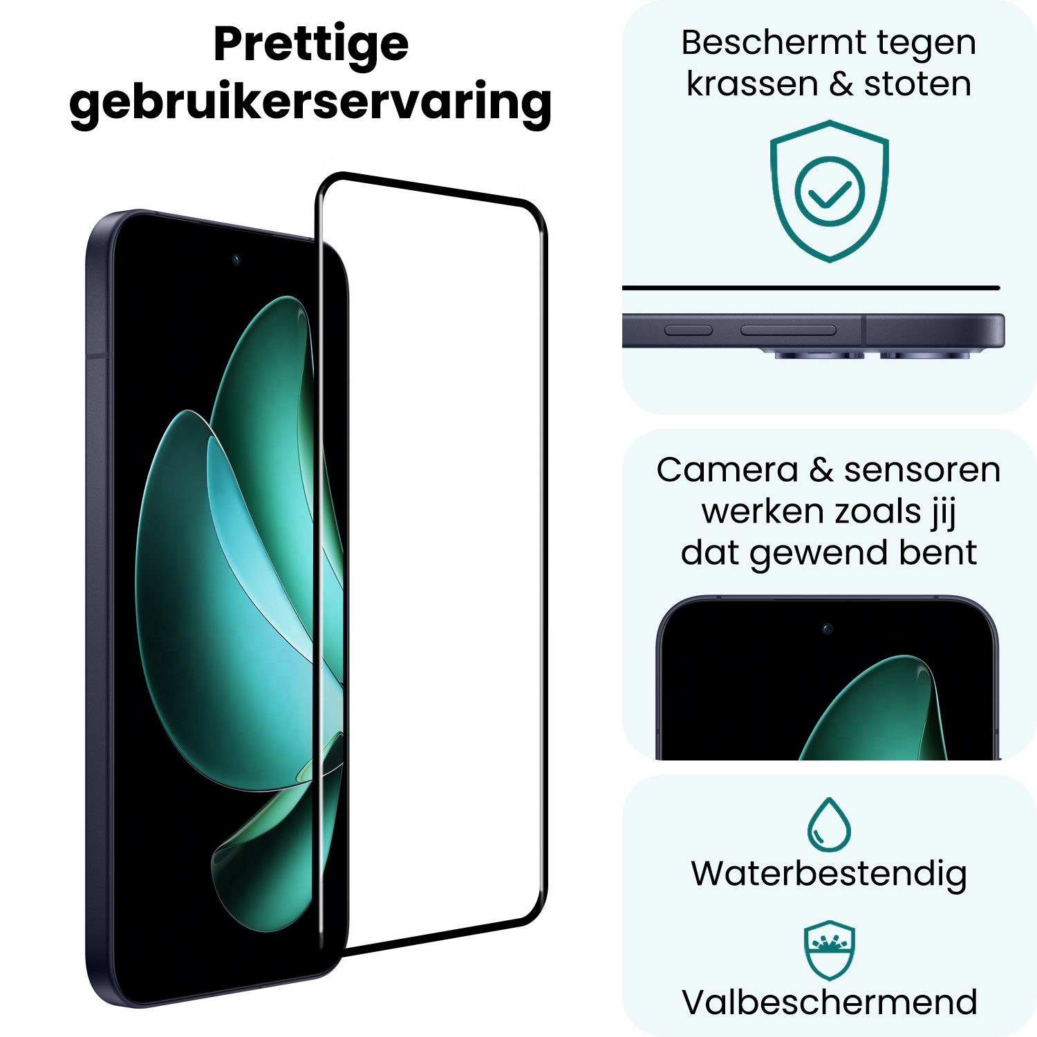 Forterra Forterra Oppo Reno13 Pro Screenprotector - 2 PACK