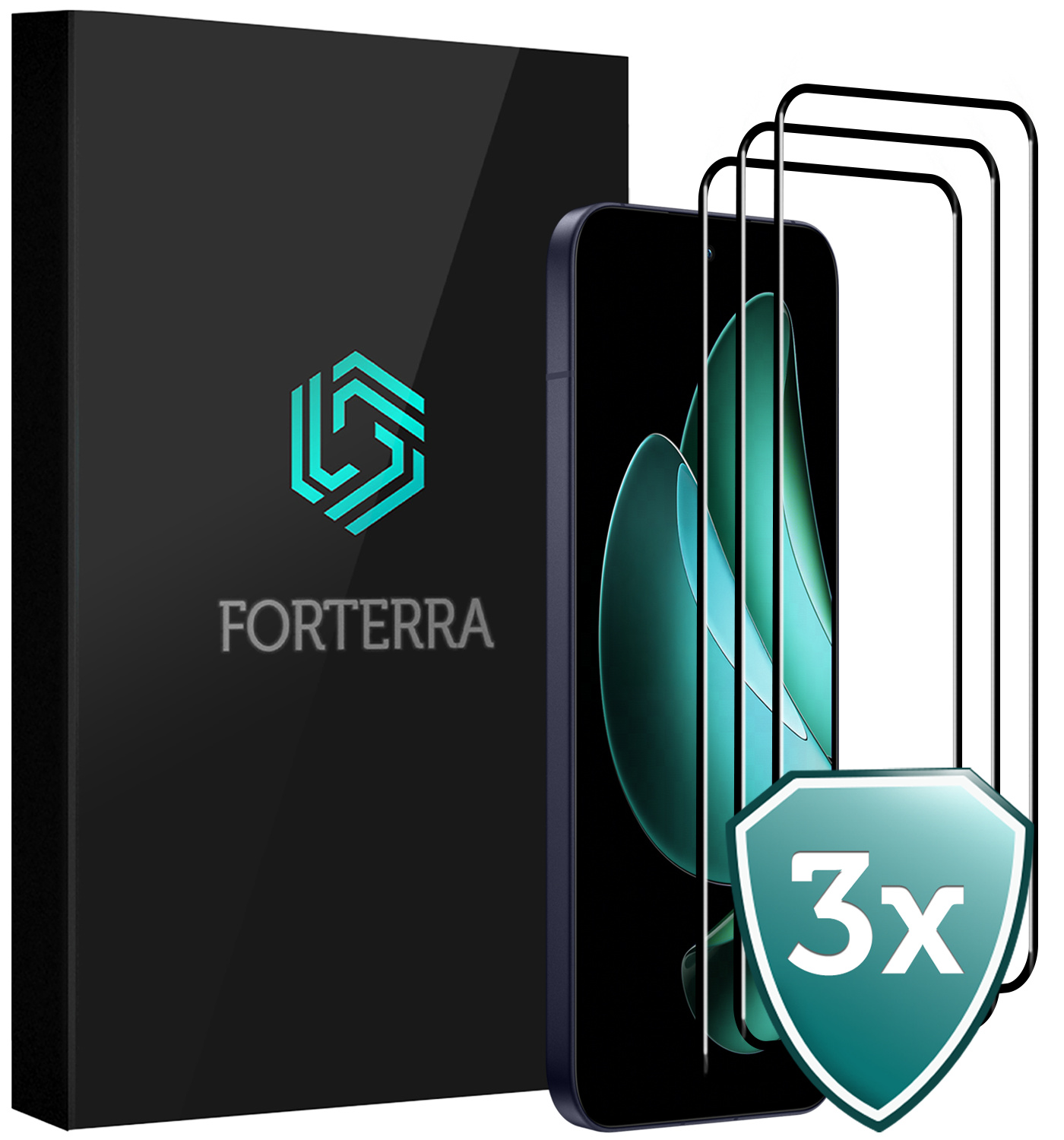 Forterra Forterra Oppo Reno13 Pro Screenprotector - 3 PACK
