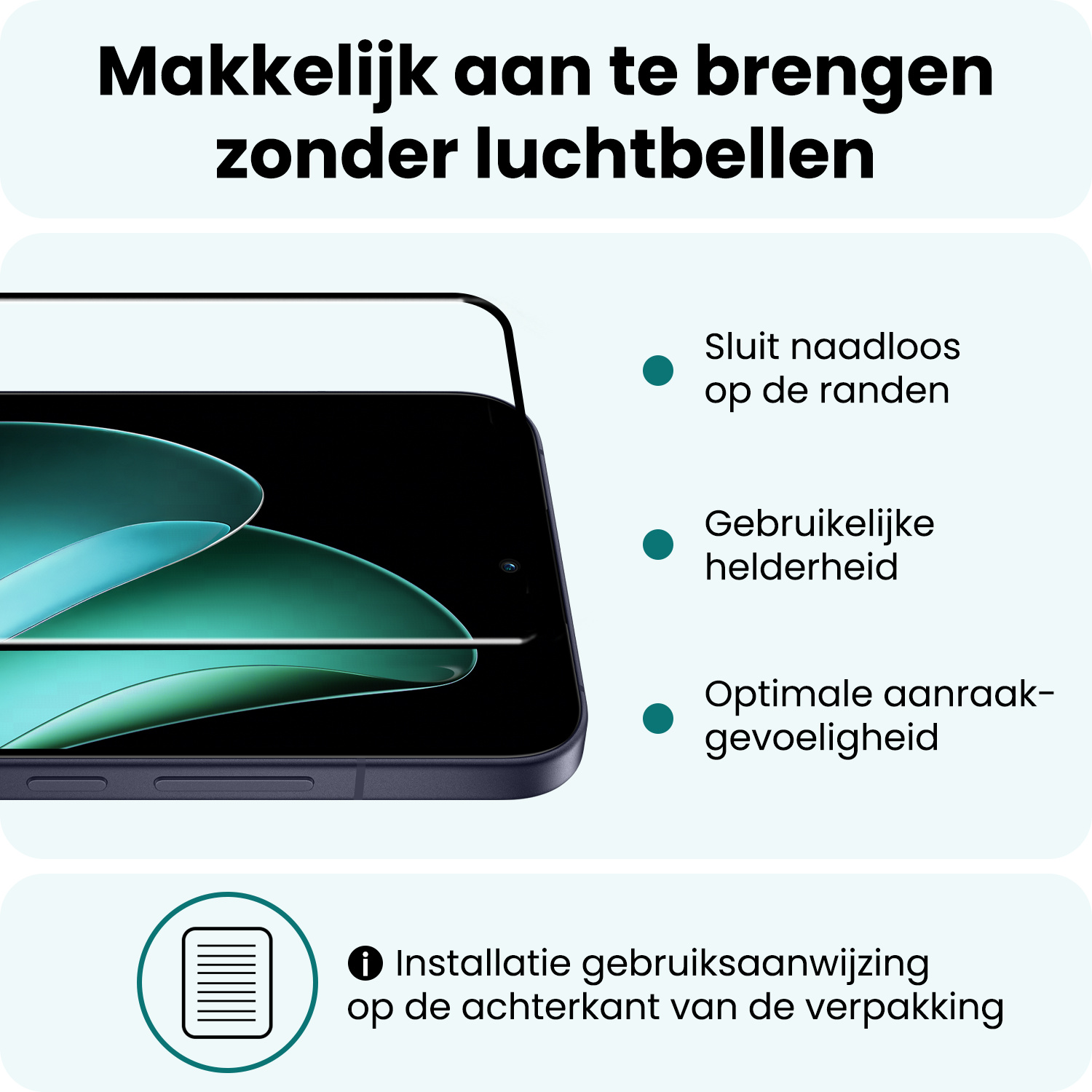 Forterra Forterra Oppo Reno13 Pro Screenprotector - 3 PACK