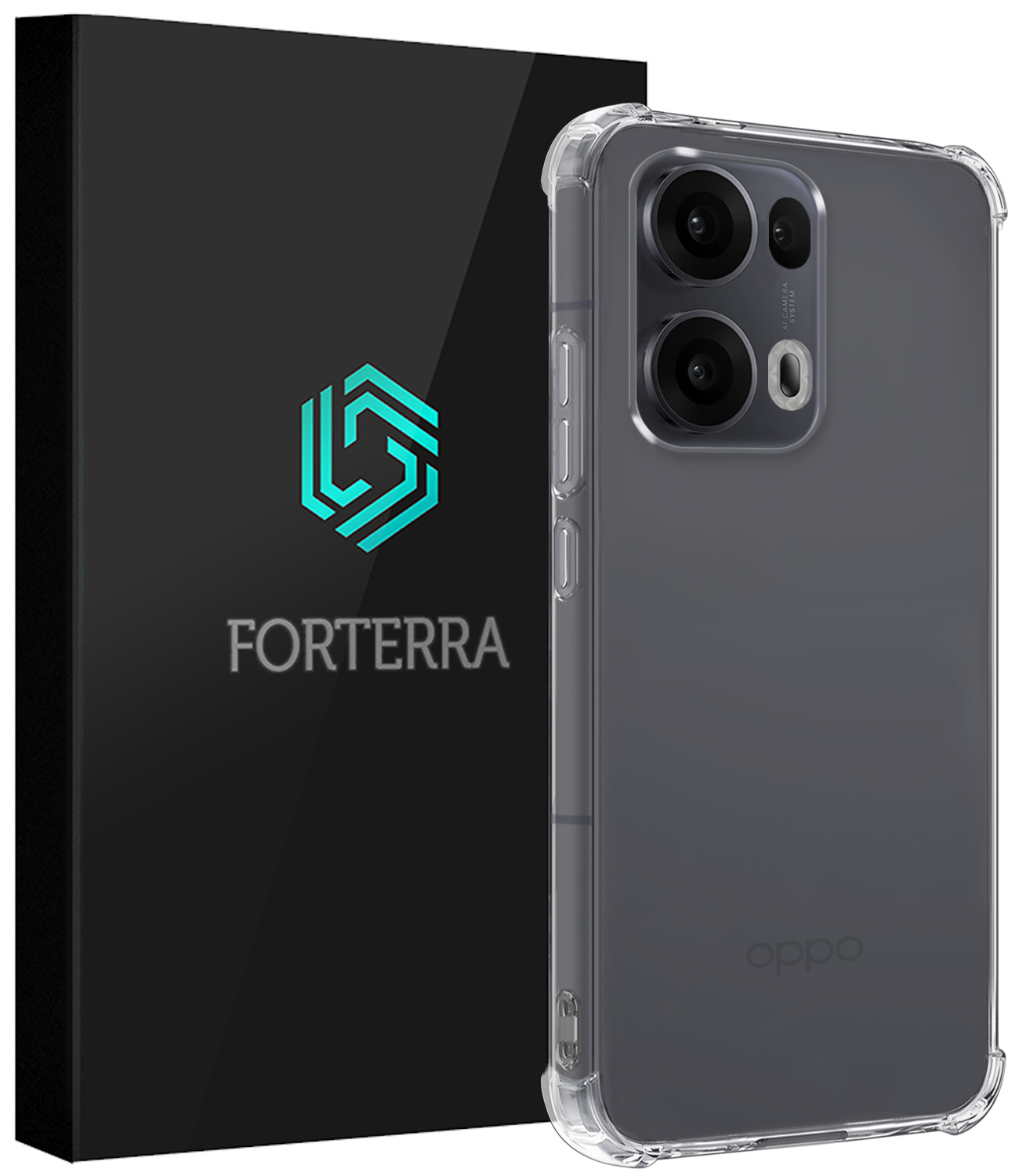 Forterra Forterra Oppo Reno13 Pro Hoesje Shockproof - Transparant