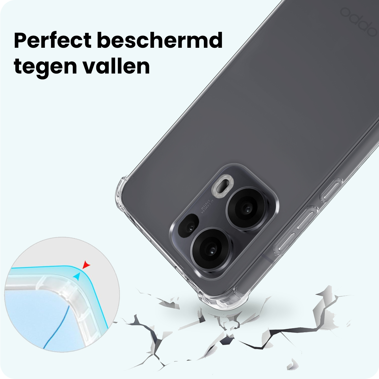 Forterra Forterra Oppo Reno13 Pro Hoesje Shockproof Met Screenprotector