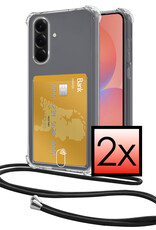 NoXx NoXx Samsung Galaxy A36 Hoesje Pashouder met Koord - 2 PACK