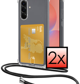 NoXx NoXx Samsung Galaxy A36 Hoesje Pashouder met Koord - 2 PACK