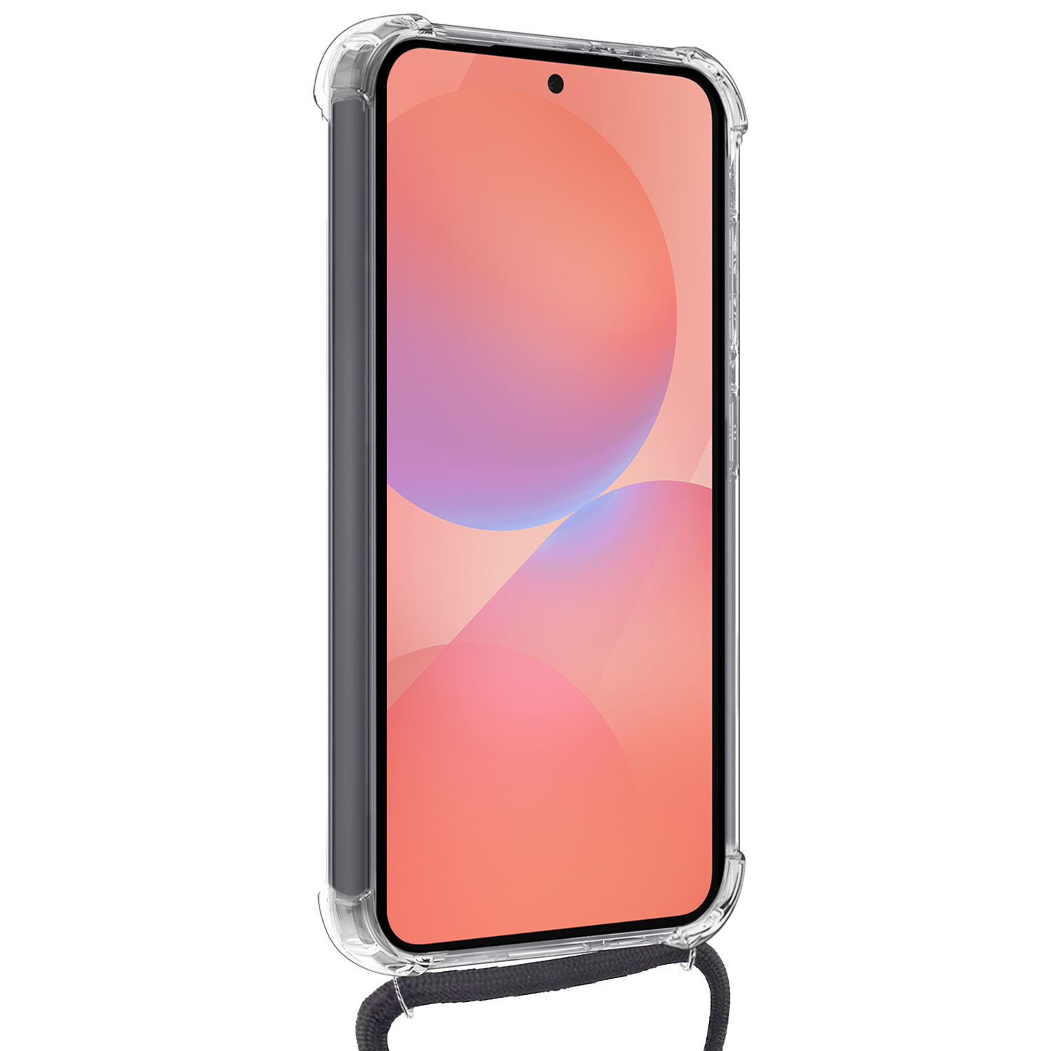 NoXx NoXx Samsung Galaxy A36 Hoesje Pashouder met Koord Met Screenprotector