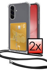 NoXx NoXx Samsung Galaxy A56 Hoesje Pashouder met Koord - 2 PACK