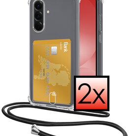 NoXx NoXx Samsung Galaxy A56 Hoesje Pashouder met Koord - 2 PACK