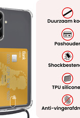 NoXx NoXx Samsung Galaxy A56 Hoesje Pashouder met Koord - 2 PACK