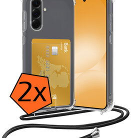 Nomfy Nomfy Samsung Galaxy A56 Hoesje Pashouder met Koord - 2 PACK