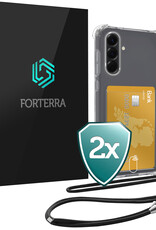 Forterra Forterra Samsung Galaxy A36 Hoesje Pashouder met Koord - 2 PACK