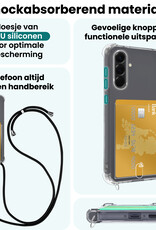 Forterra Forterra Samsung Galaxy A36 Hoesje Pashouder met Koord - 2 PACK