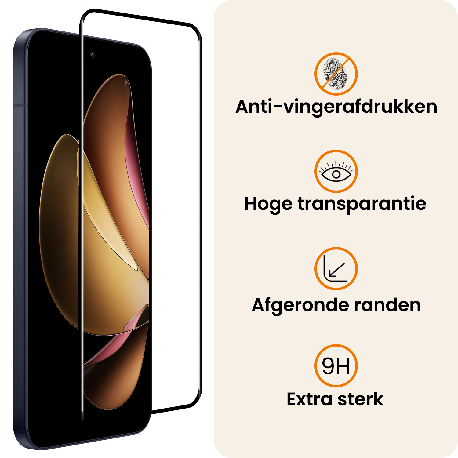 Nomfy Nomfy Oppo Reno13 Pro Hoesje Siliconen Met 2x Screenprotector - Transparant