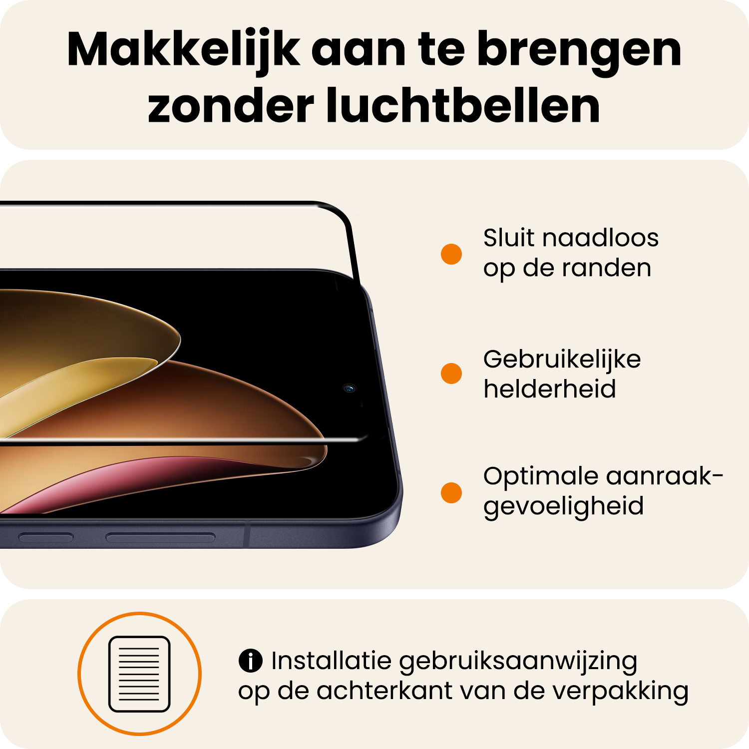Nomfy Nomfy Oppo Reno13 Pro Hoesje Siliconen Met 2x Screenprotector - Transparant
