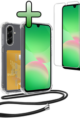 BASEY. BASEY. Samsung Galaxy A26 Hoesje Pashouder met Koord Met Screenprotector