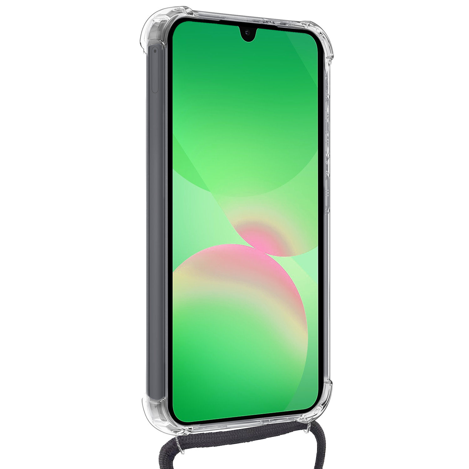 BASEY. BASEY. Samsung Galaxy A26 Hoesje Pashouder met Koord Met 2x Screenprotector