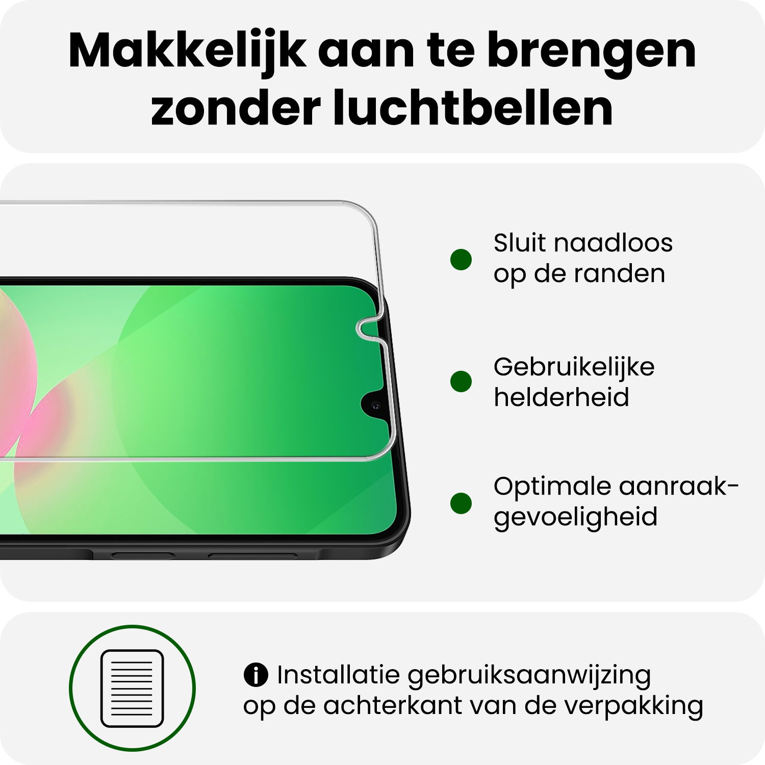BASEY. BASEY. Samsung Galaxy A26 Hoesje Pashouder met Koord Met 2x Screenprotector