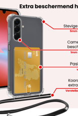 NoXx NoXx Samsung Galaxy A26 Hoesje Pashouder met Koord - 2 PACK