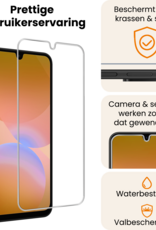 Nomfy Nomfy Samsung Galaxy A26 Hoesje Pashouder met Koord Met 2x Screenprotector