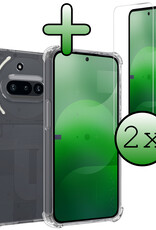 BASEY. BASEY. Nothing Phone (3a) Hoesje Shockproof Met 2x Screenprotector