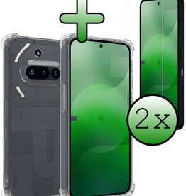 BASEY. BASEY. Nothing Phone (3a) Hoesje Shockproof Met 2x Screenprotector