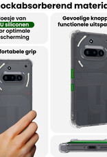 BASEY. BASEY. Nothing Phone (3a) Hoesje Shockproof Met 2x Screenprotector