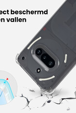 BASEY. BASEY. Nothing Phone (3a) Hoesje Shockproof Met 2x Screenprotector