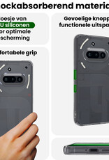 BASEY. BASEY. Nothing Phone (3a) Hoesje Siliconen - Transparant - 2 PACK