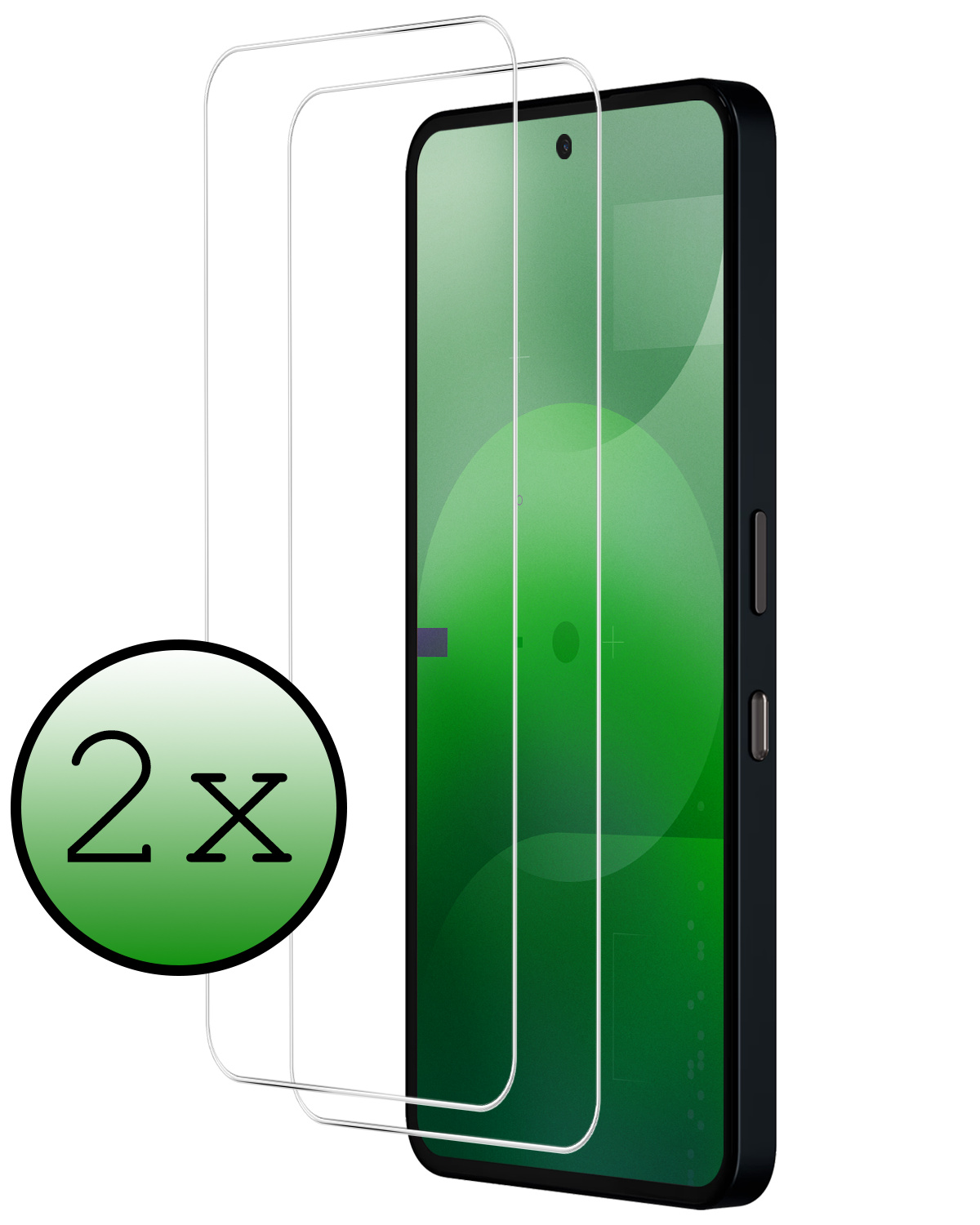 BASEY. BASEY. Nothing Phone (3a) Pro Screenprotector - 2 PACK