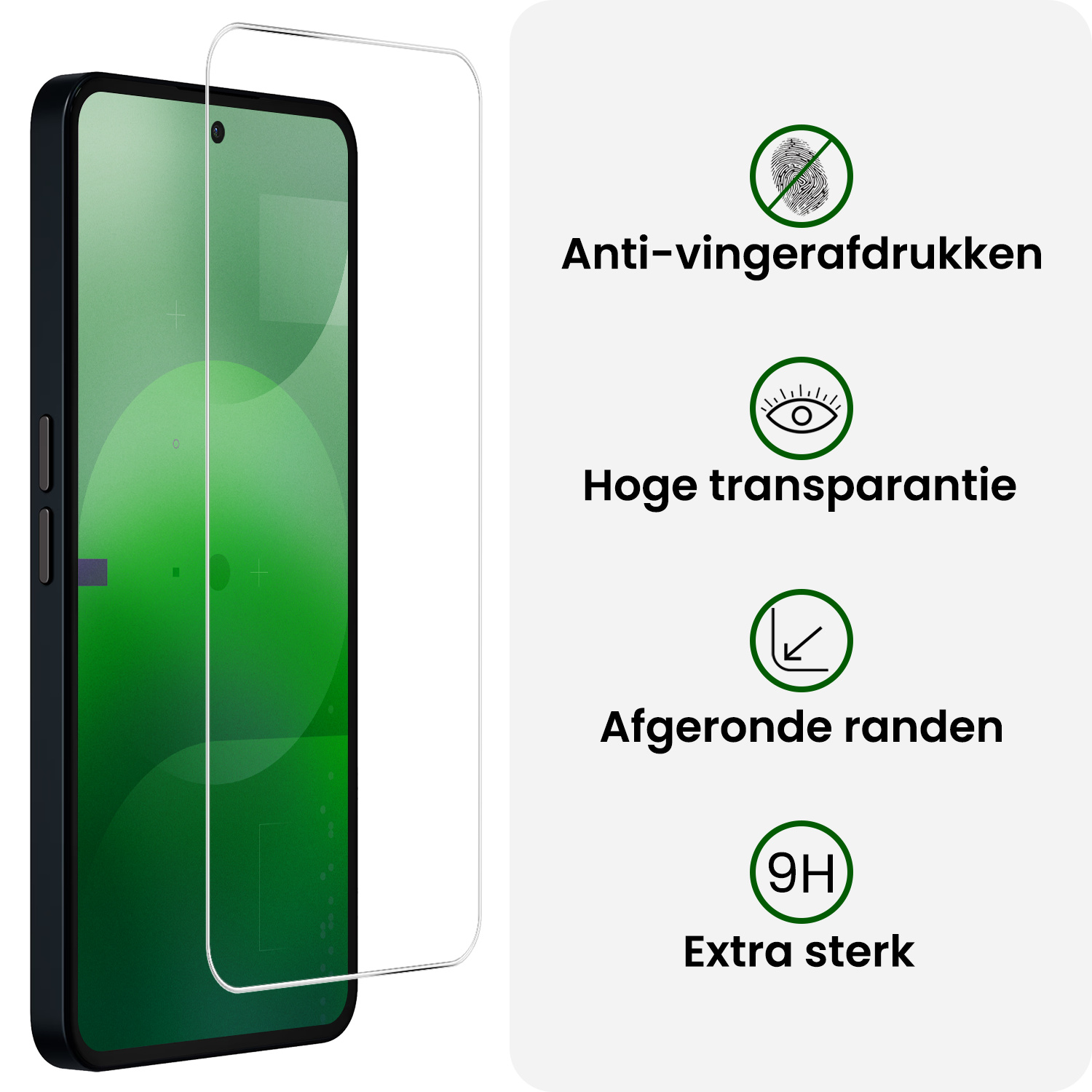 BASEY. BASEY. Nothing Phone (3a) Pro Screenprotector - 3 PACK