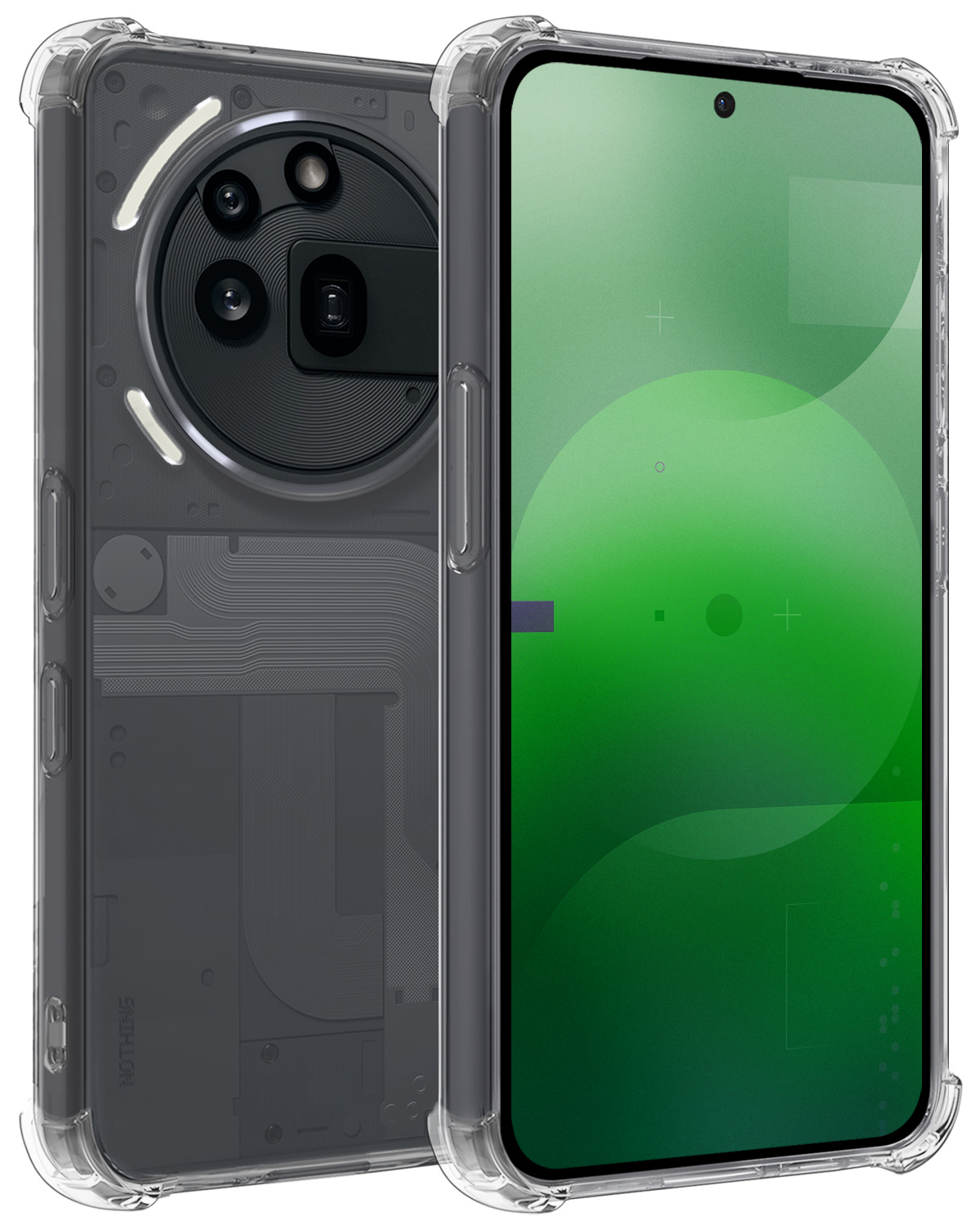 BASEY. BASEY. Nothing Phone (3a) Pro Hoesje Shockproof - Transparant