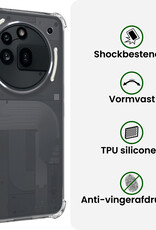BASEY. BASEY. Nothing Phone (3a) Pro Hoesje Shockproof - Transparant - 2 PACK