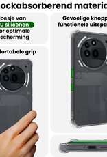 BASEY. BASEY. Nothing Phone (3a) Pro Hoesje Shockproof - Transparant - 2 PACK