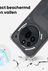 BASEY. BASEY. Nothing Phone (3a) Pro Hoesje Shockproof - Transparant - 2 PACK